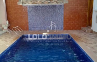 Sinthiane – Villa 4 chambres avec piscine à louer longue durée