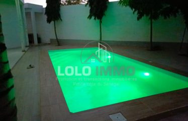 Ngaparou/Saly – Villa (rez de chaussée) 2 chambres avec piscine à louer.