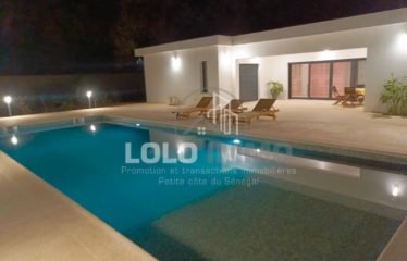 Keur Gondé/Nguékokh – Promotion Villa 4 chambres avec piscine sur terrain de 1944 m2 à vendre